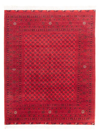 Tapis afghan - 289 x 200 cm - rouge