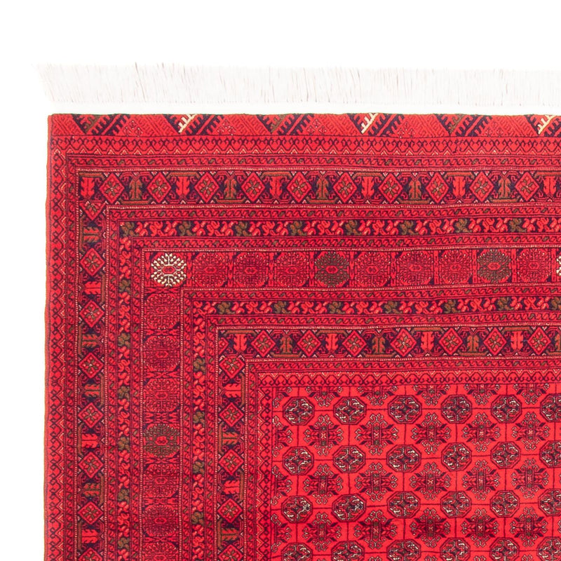 Tapis afghan - 289 x 200 cm - rouge