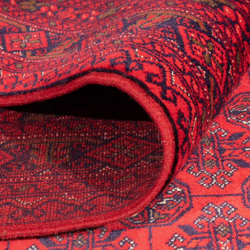 Tapis afghan - 289 x 200 cm - rouge