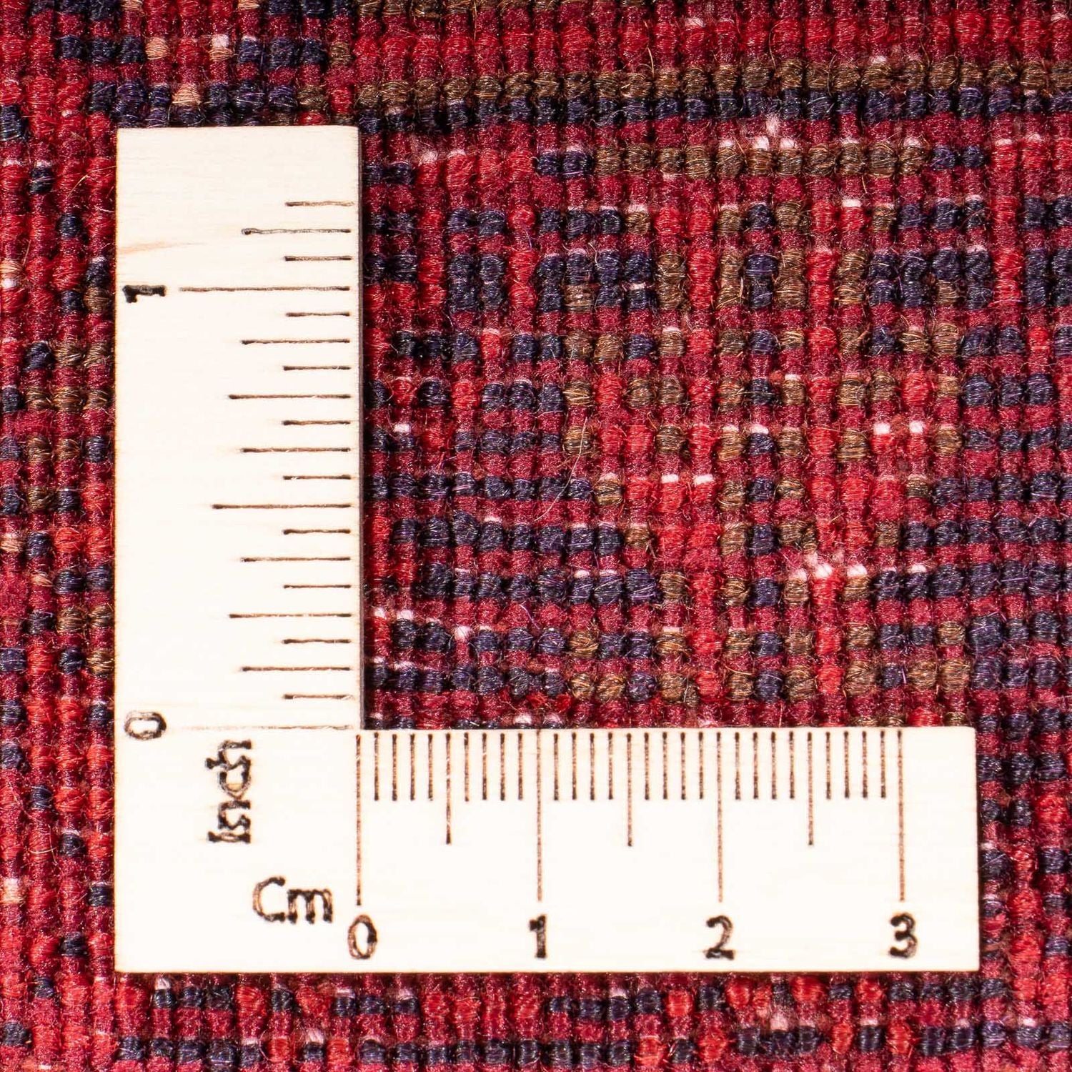 Tapis afghan - 289 x 200 cm - rouge