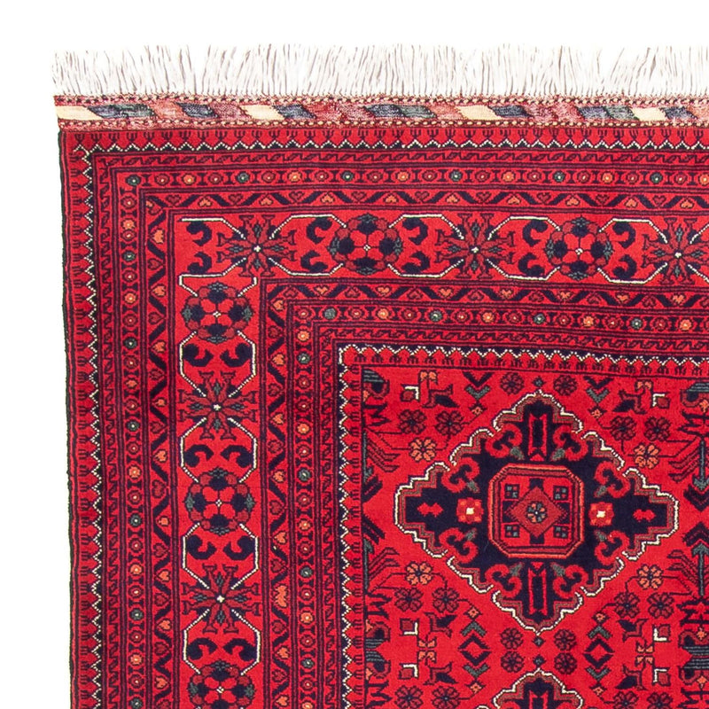 Tapis afghan - 298 x 198 cm - rouge
