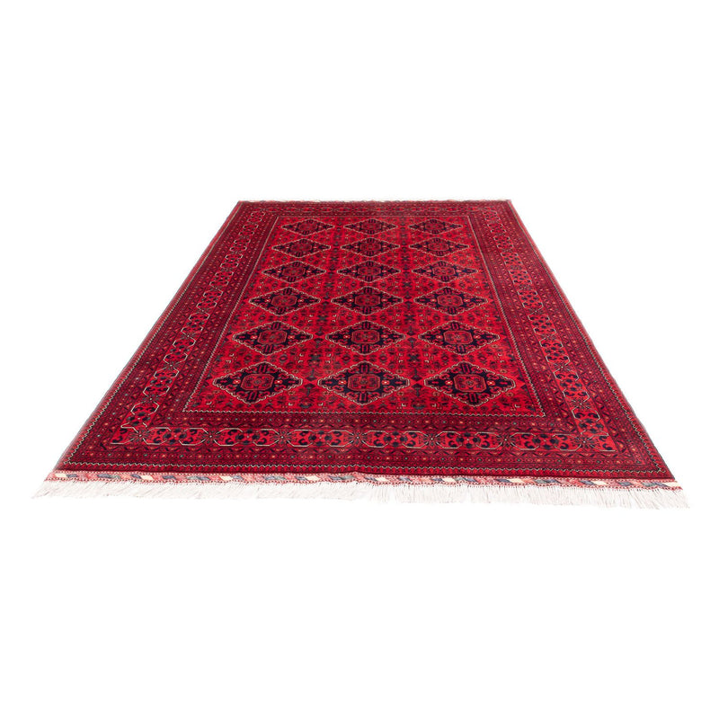 Tapis afghan - 298 x 198 cm - rouge