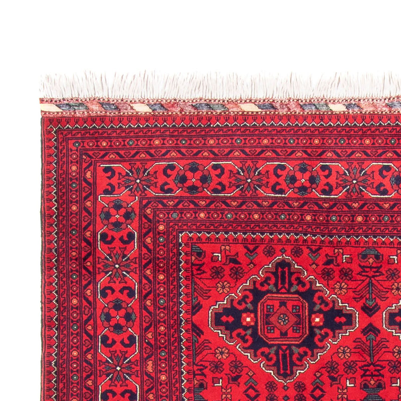 Tapis afghan - 293 x 196 cm - rouge