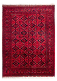 Tapis afghan - 345 x 244 cm - rouge