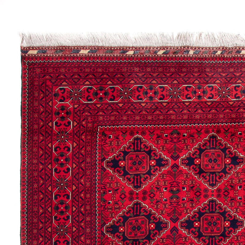 Tapis afghan - 345 x 244 cm - rouge