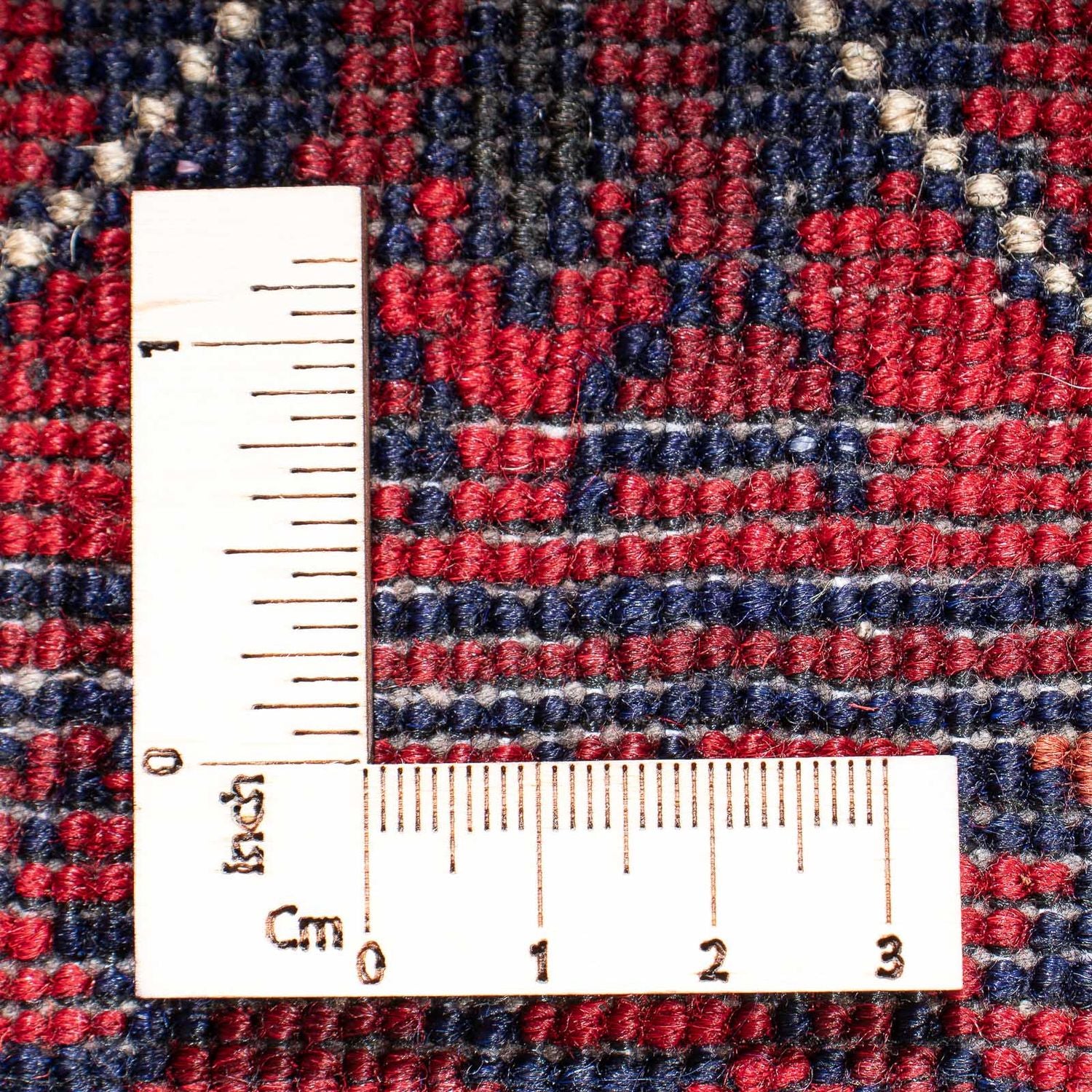 Tapis afghan - 345 x 244 cm - rouge
