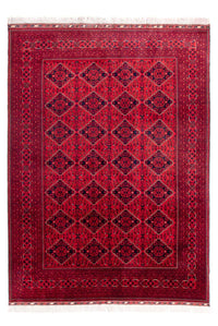Tapis afghan - 349 x 246 cm - rouge