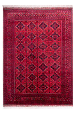 Tapis afghan - 346 x 246 cm - rouge