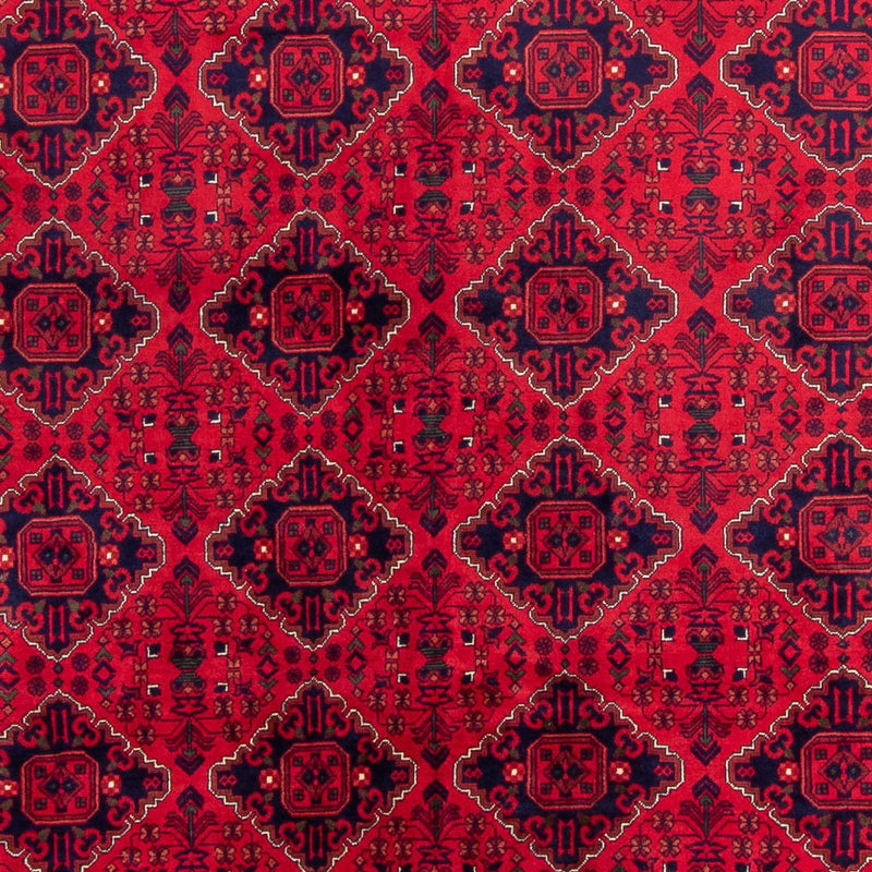 Tapis afghan - 346 x 246 cm - rouge