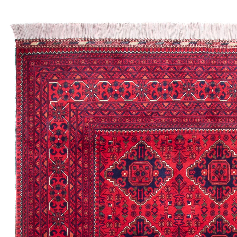 Tapis afghan - 346 x 246 cm - rouge