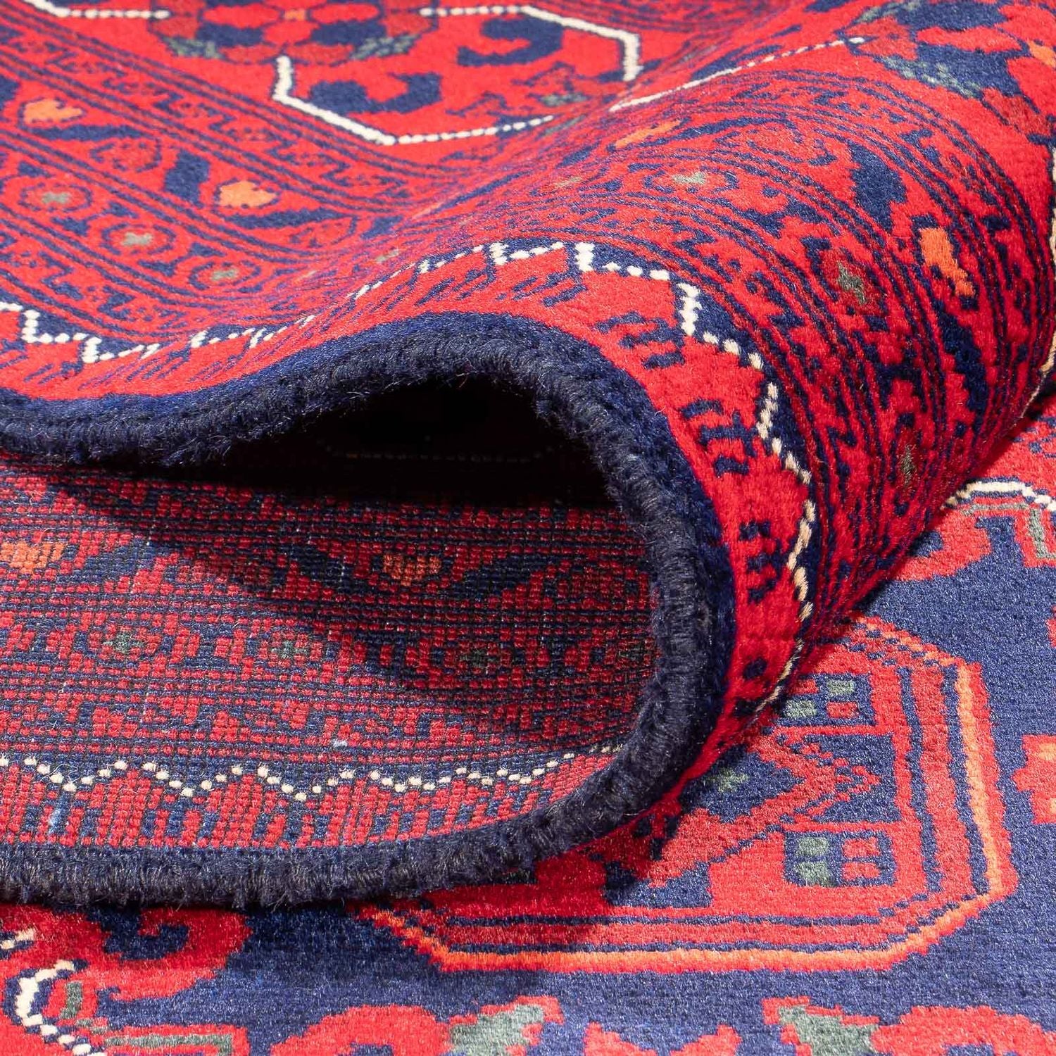 Tapis afghan - 346 x 246 cm - rouge