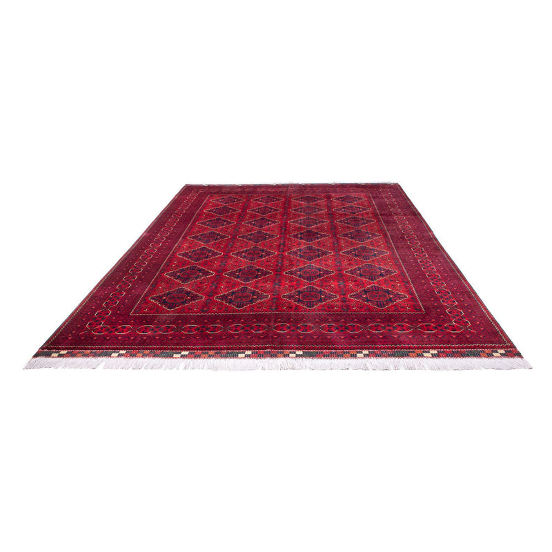 Tapis afghan - 346 x 246 cm - rouge
