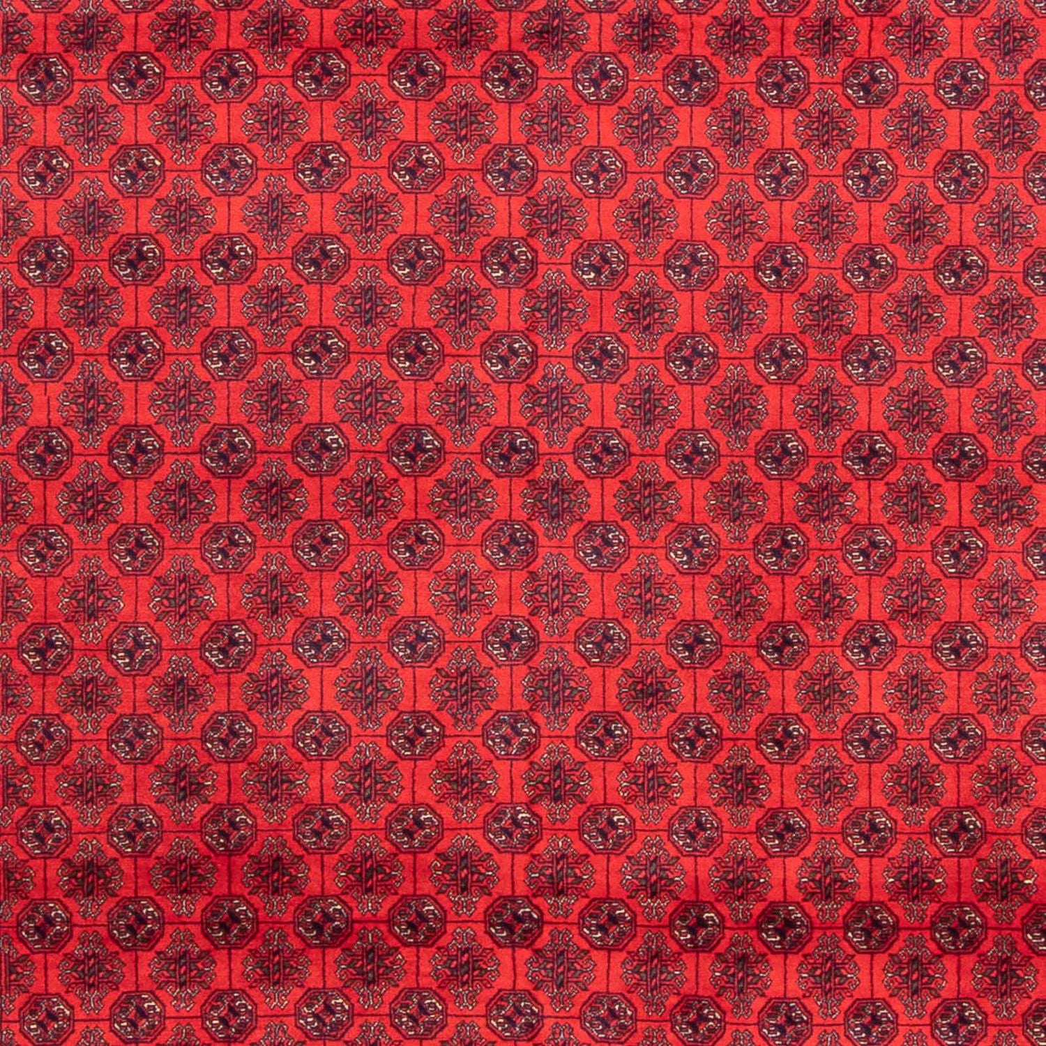 Tapis afghan - 387 x 298 cm - rouge