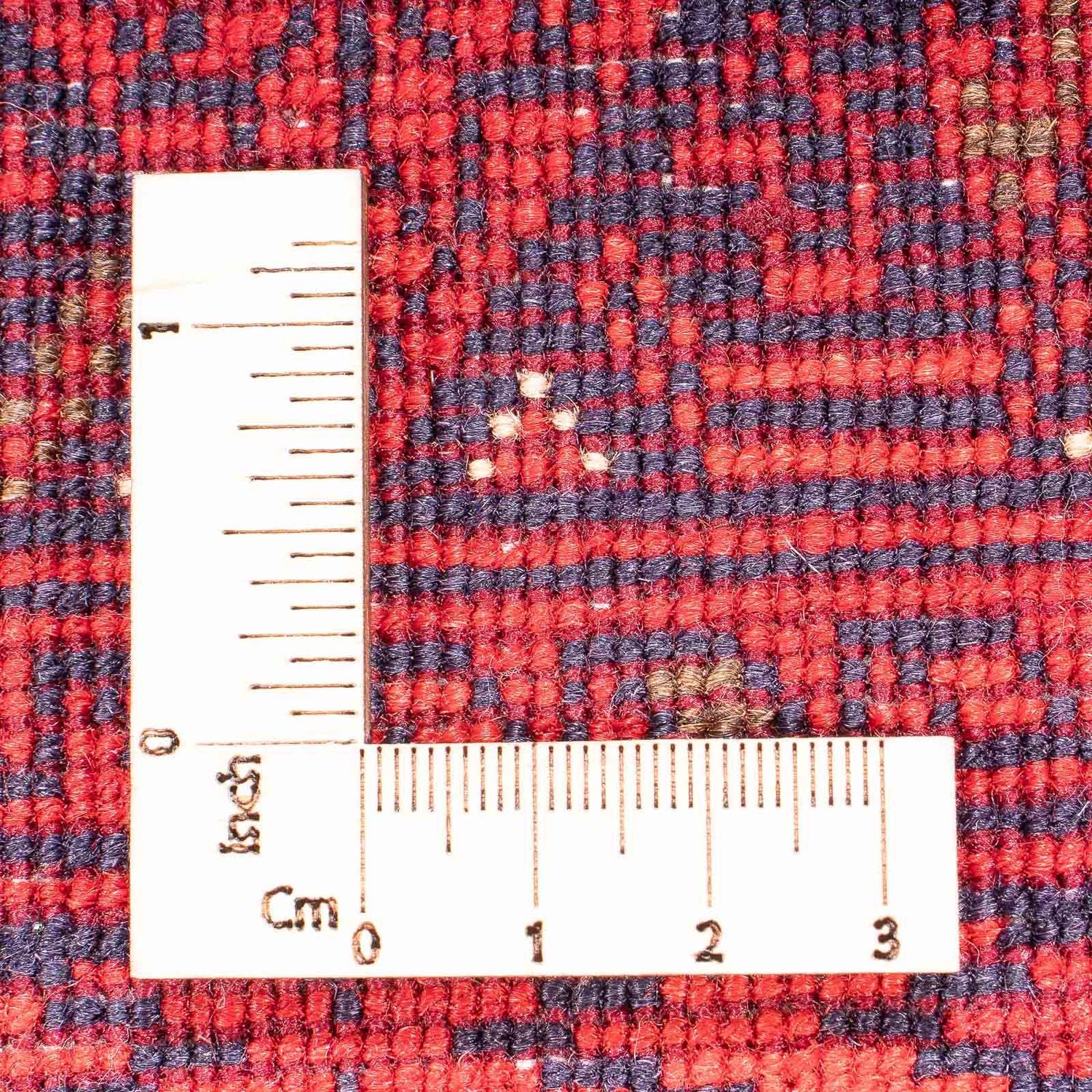 Tapis afghan - 387 x 298 cm - rouge