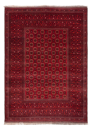 Tapis afghan - Boukhara - 274 x 198 cm - rouge