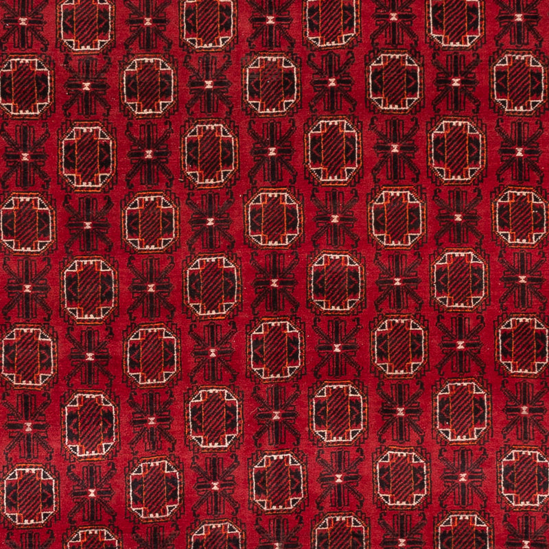 Tapis afghan - Boukhara - 274 x 198 cm - rouge