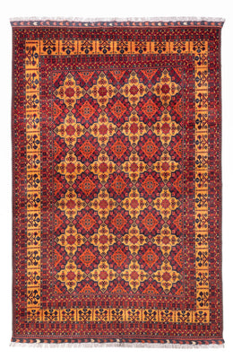 Tapis afghan - 296 x 197 cm - beige foncé