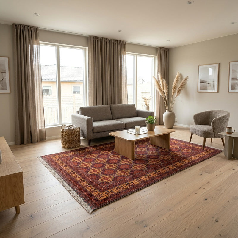 Tapis afghan 197x296cm - Tapis oriental