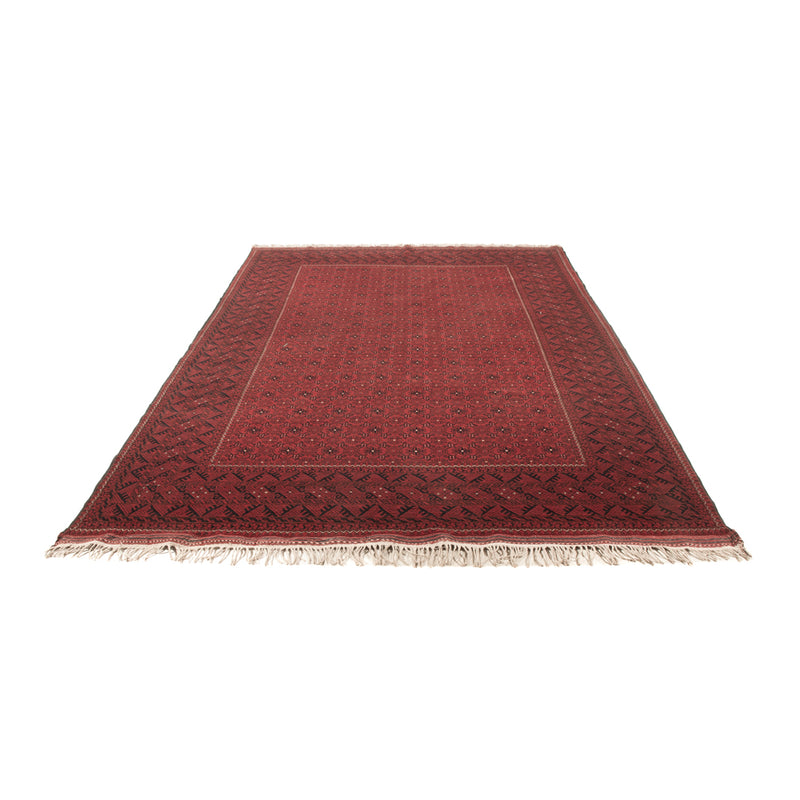 Tapis afghan - 296 x 193 cm - rouge