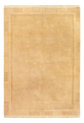 Tapis Népalais - 242 x 166 cm - beige clair