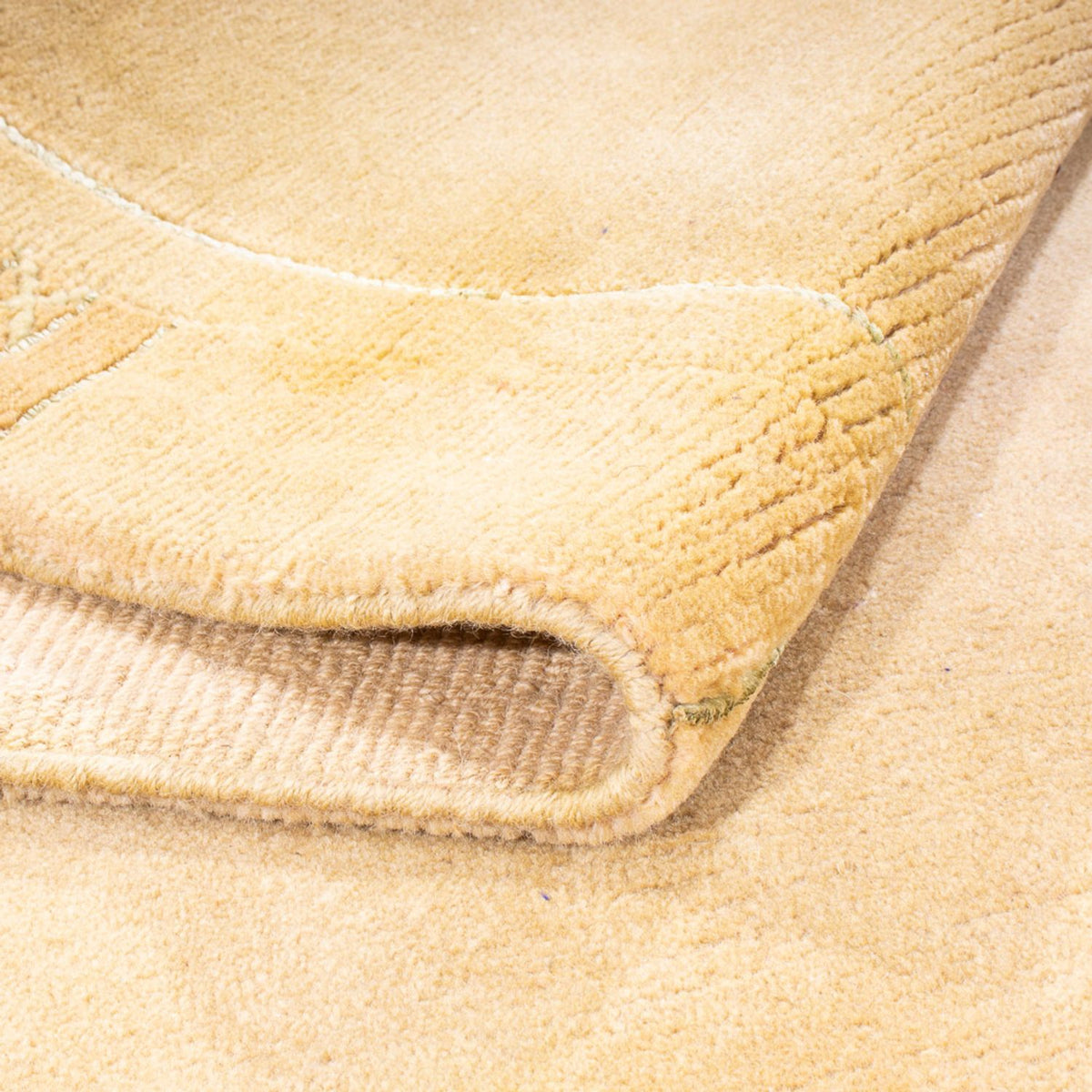 Tapis Népalais - 242 x 166 cm - beige clair