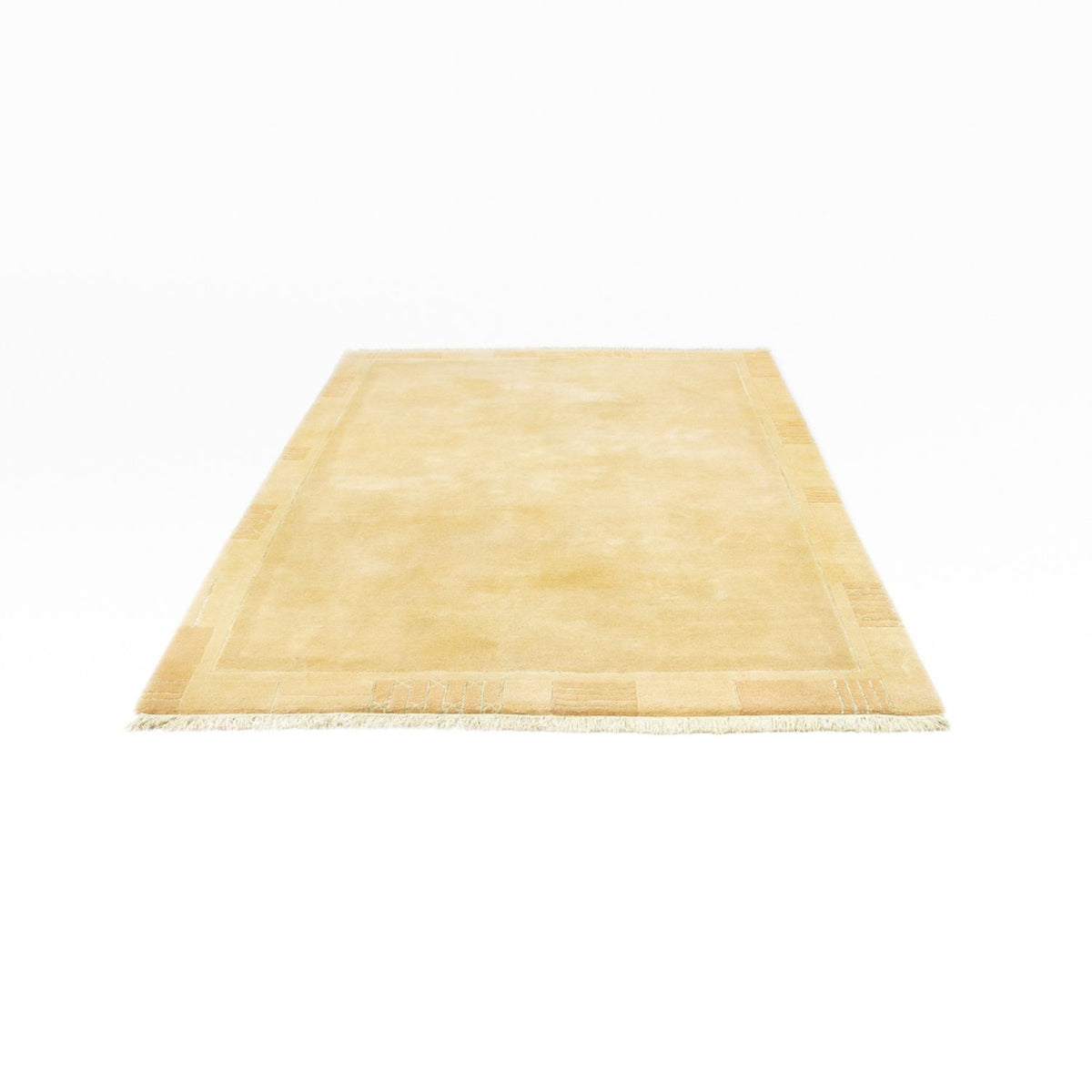 Tapis Népalais - 242 x 166 cm - beige clair
