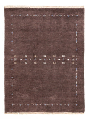 Tapis Gabbeh - Loribaft Persan - 230 x 160 cm - beige foncé