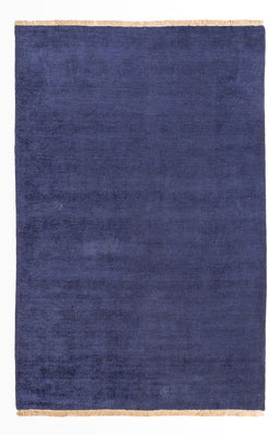 Tapis Gabbeh - Loribaft Persan - 300 x 200 cm - bleu foncé