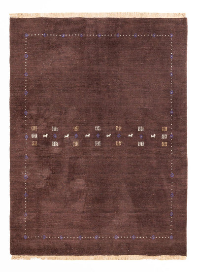 Tapis Loribaft 200x300cm - Tapis persan en laine - chocolat