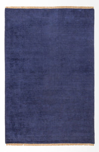 Tapis Gabbeh - Loribaft Persan - 300 x 200 cm - bleu foncé