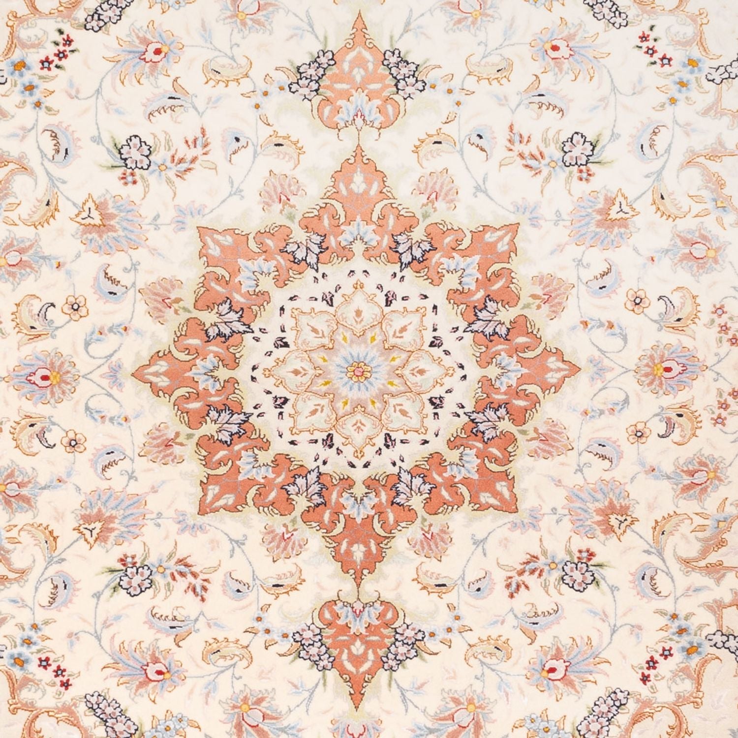 Tapis persan - Tabriz - Royal - 210 x 150 cm - beige