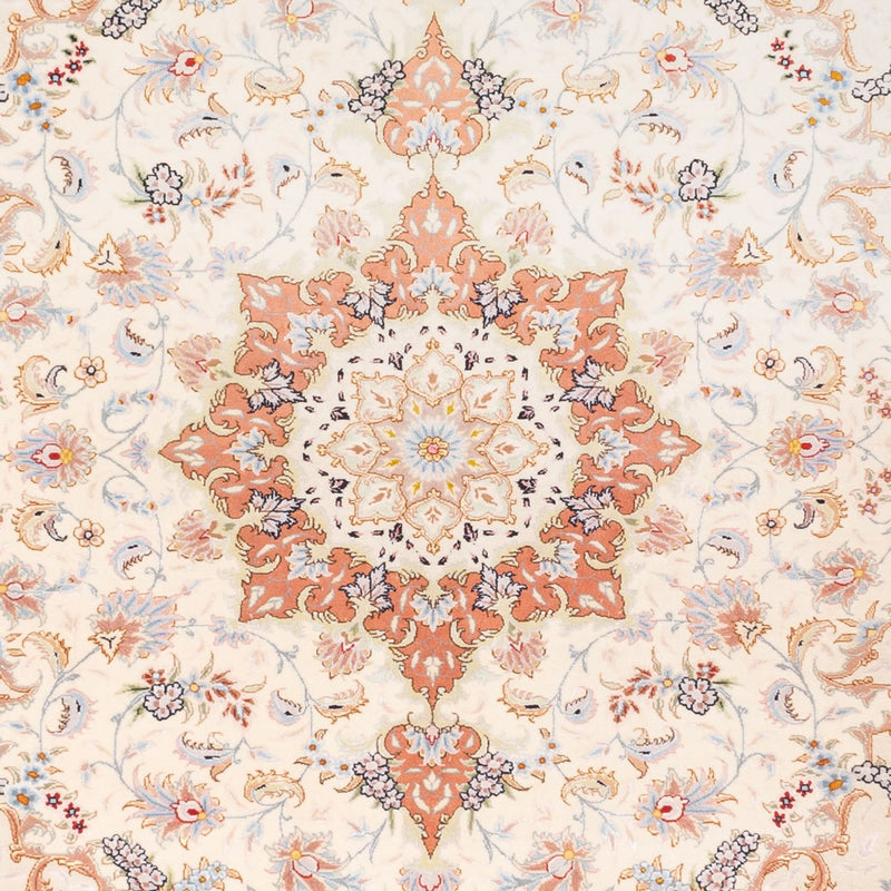 Tapis persan - Tabriz - Royal - 210 x 150 cm - beige