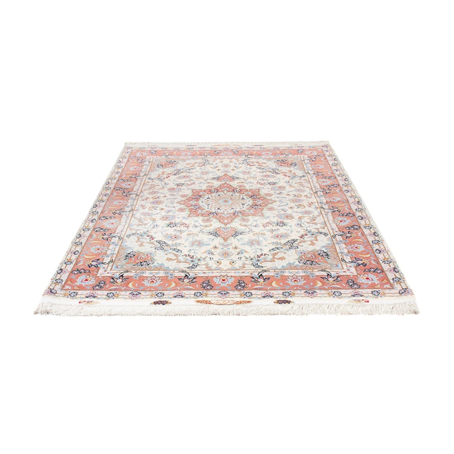 Tapis persan - Tabriz - Royal - 210 x 150 cm - beige