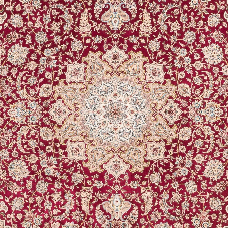 Tapis en soie - Ghom soie - Premium - 227 x 145 cm - rouge