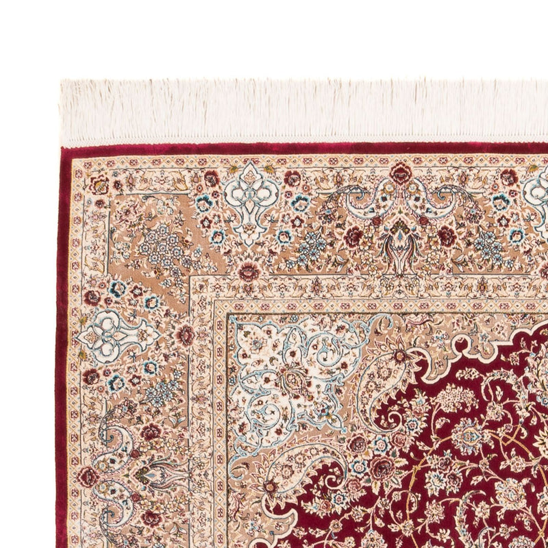 Tapis en soie - Ghom soie - Premium - 227 x 145 cm - rouge