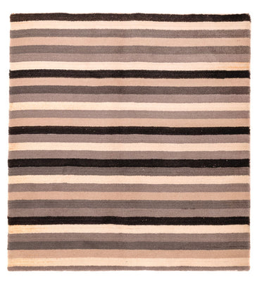 Tapis en laine carré  - 150 x 140 cm - multicolore