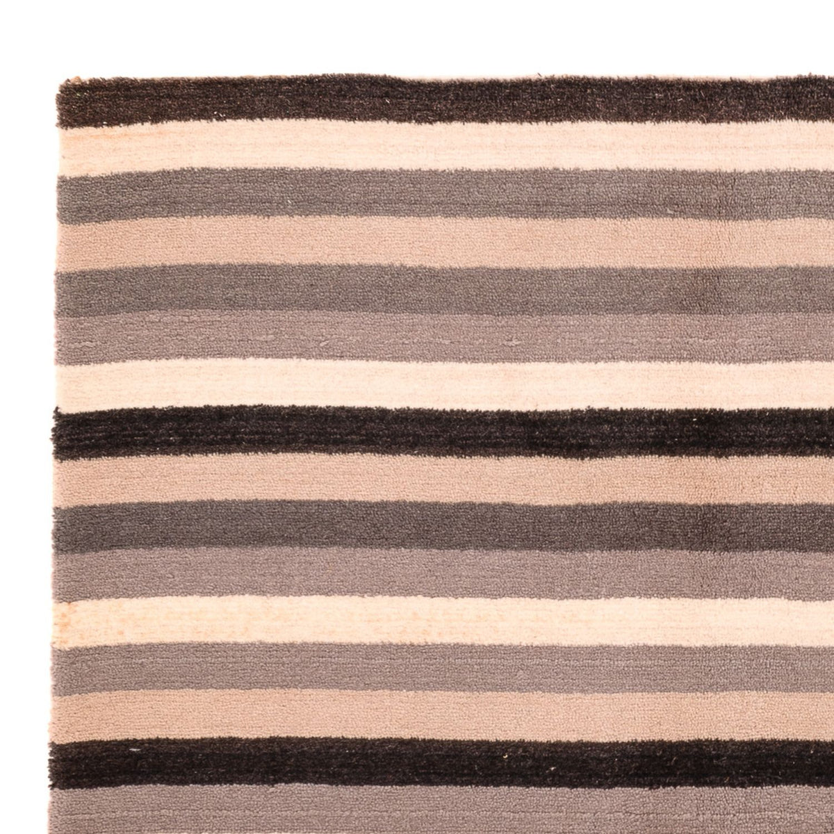 Tapis en laine carré  - 150 x 140 cm - multicolore