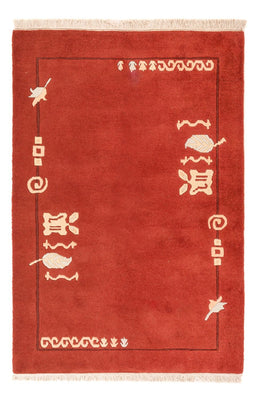 Tapis Népalais - 180 x 122 cm - rouille