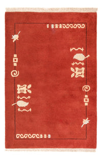 Tapis Népalais - 180 x 122 cm - rouille