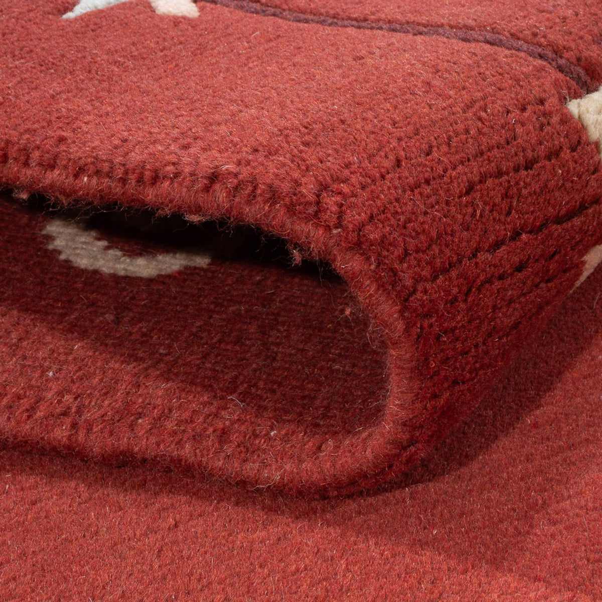 Tapis Népalais - 180 x 122 cm - rouille