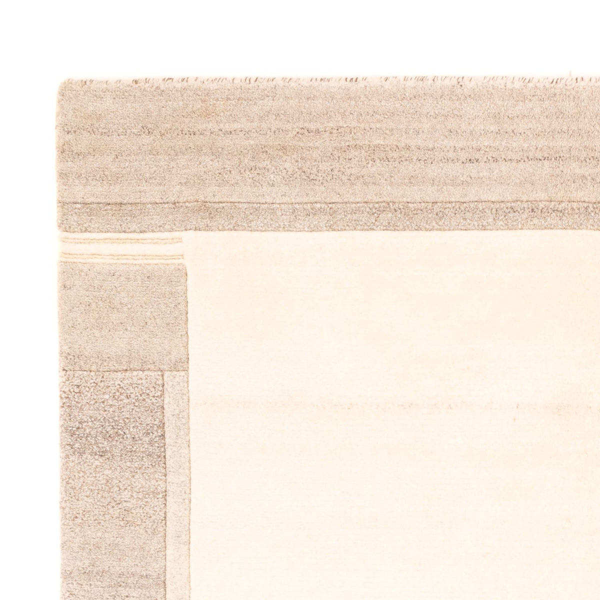 Tapis Népalais - 200 x 142 cm - blanc