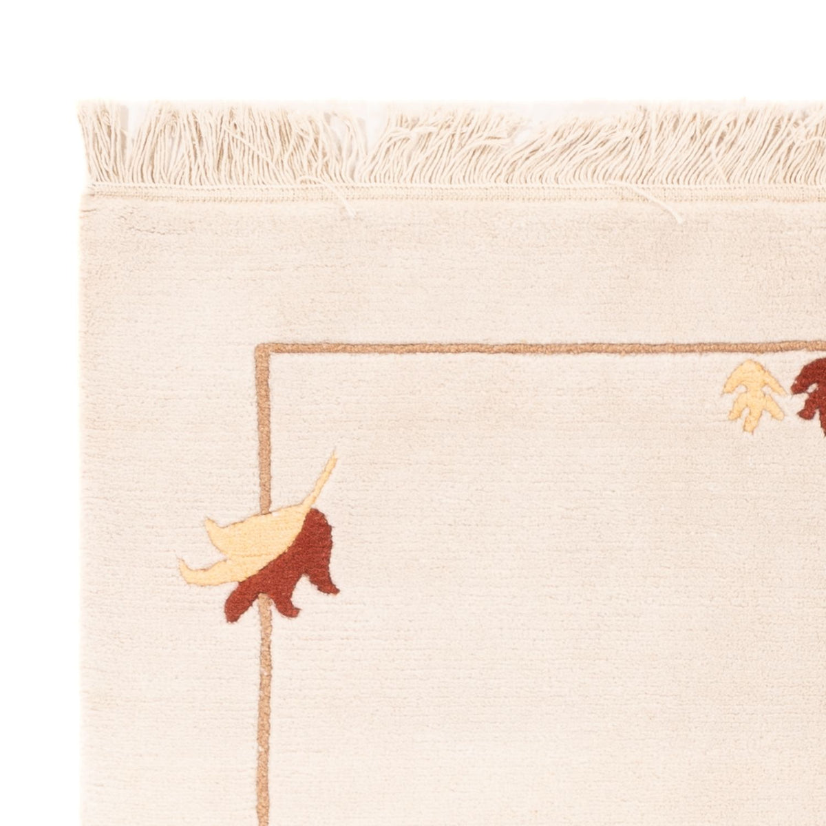 Tapis Népalais - 180 x 120 cm - beige clair