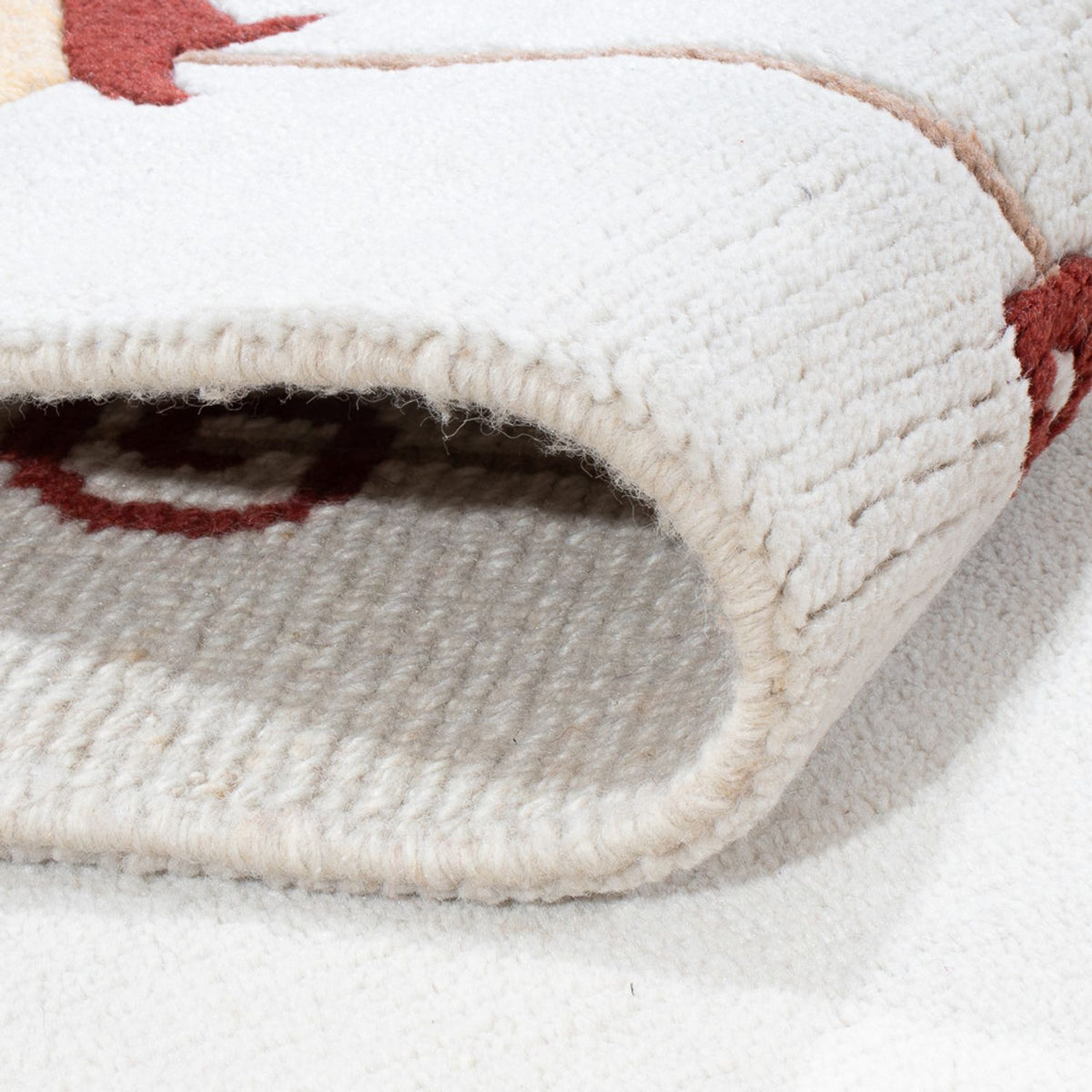 Tapis Népalais - 180 x 120 cm - beige clair