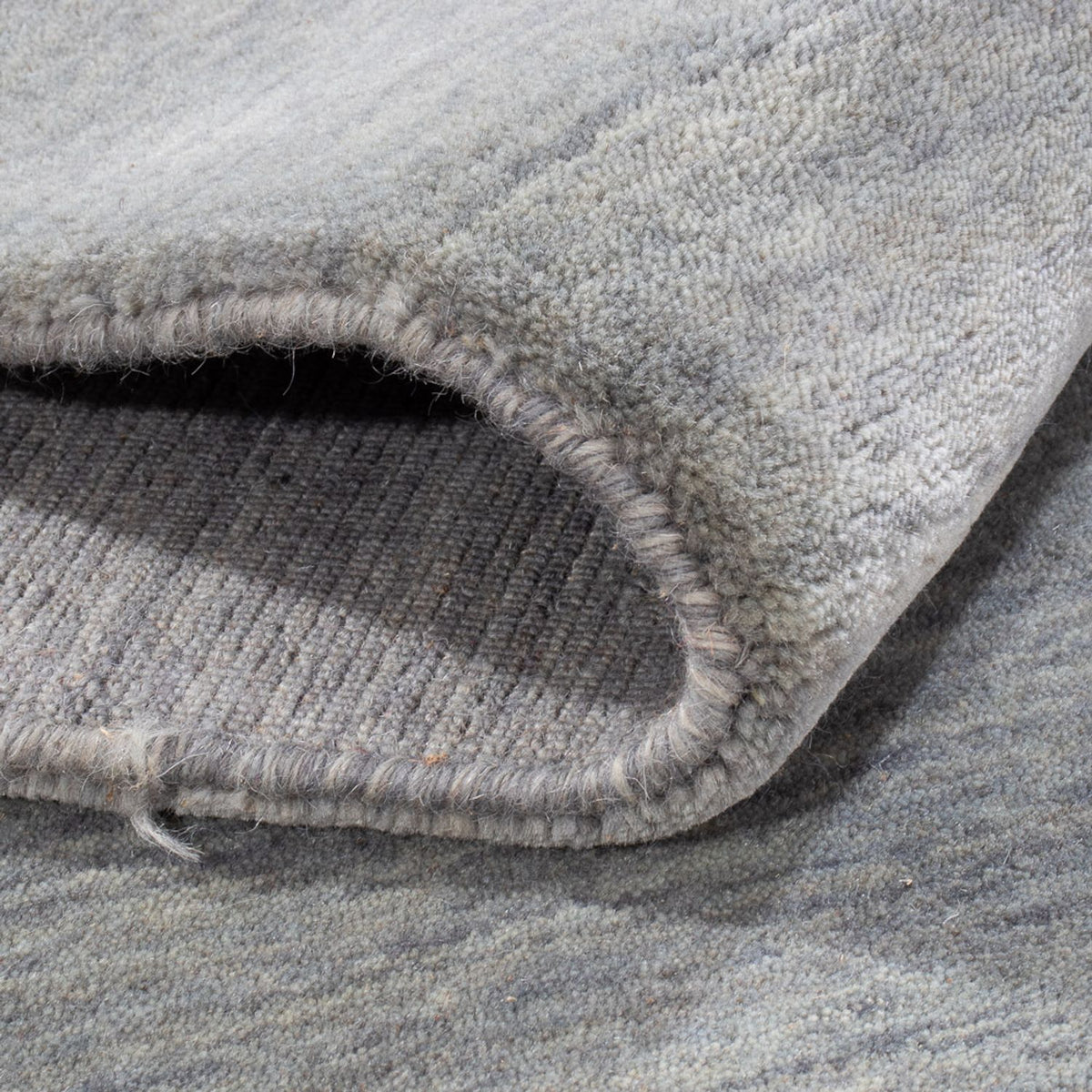 Tapis Gabbeh - Loribaft Softy - 180 x 120 cm - gris