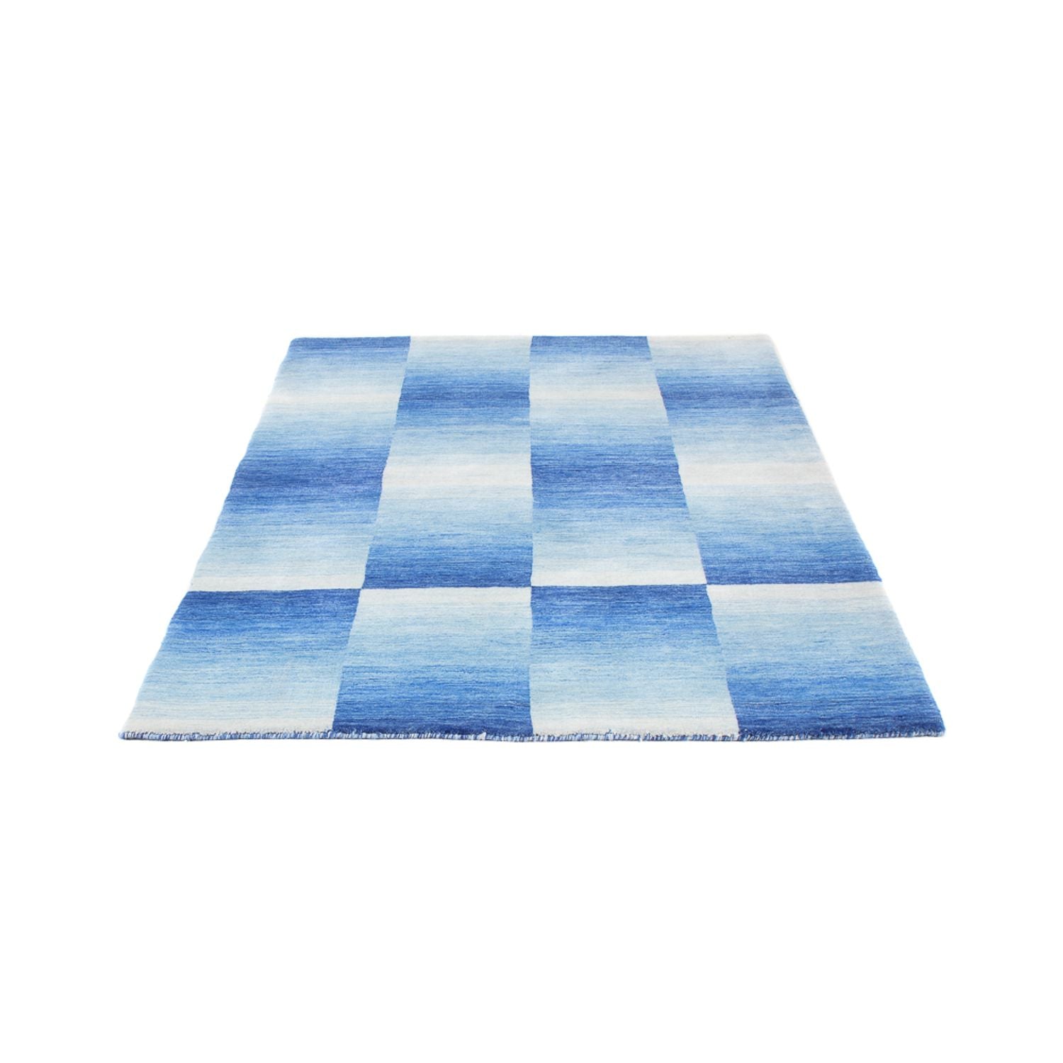 Tapis Gabbeh - Loribaft Softy - 185 x 123 cm - bleu