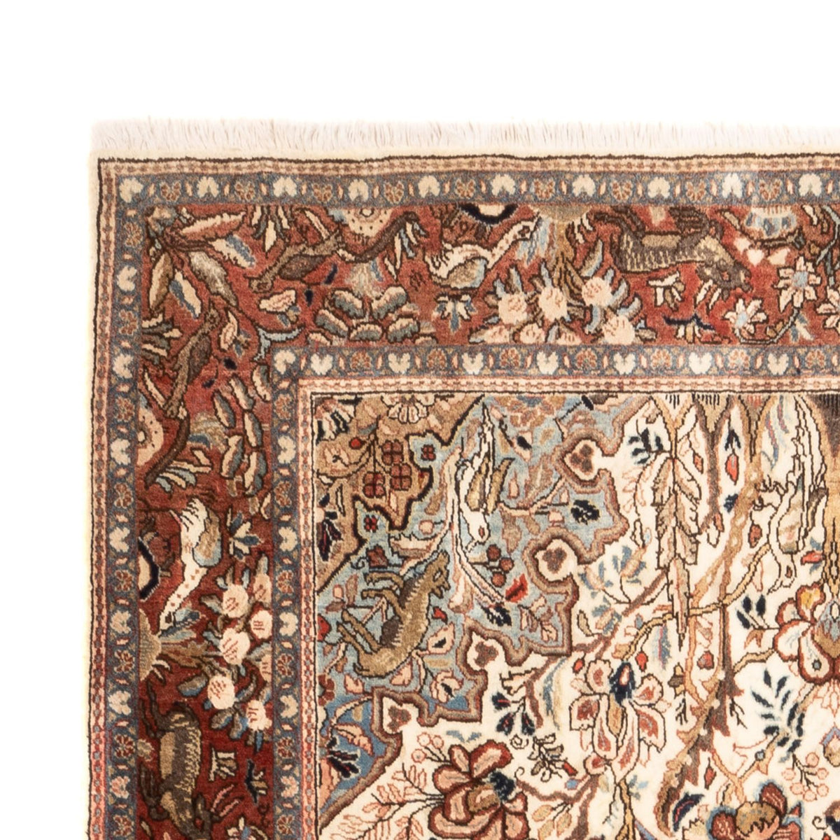 Tapis persan - Classique - 205 x 130 cm - rouge clair