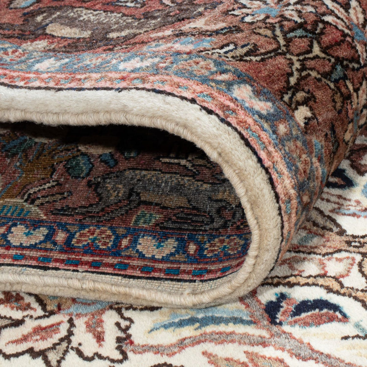 Tapis persan - Classique - 205 x 130 cm - rouge clair