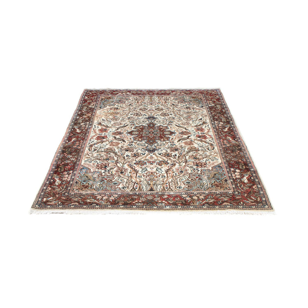Tapis persan - Classique - 205 x 130 cm - rouge clair
