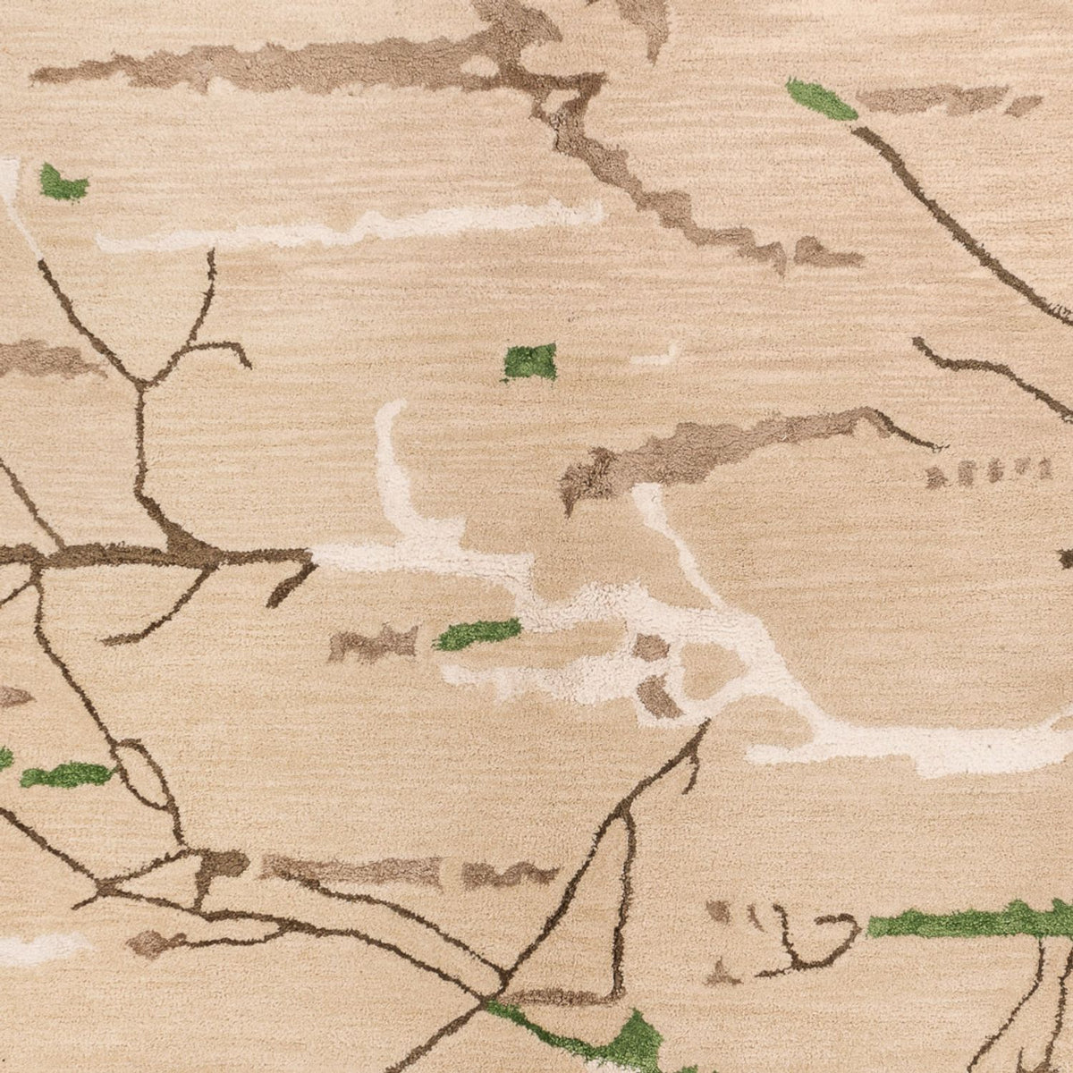 Tapis design - 242 x 152 cm - beige