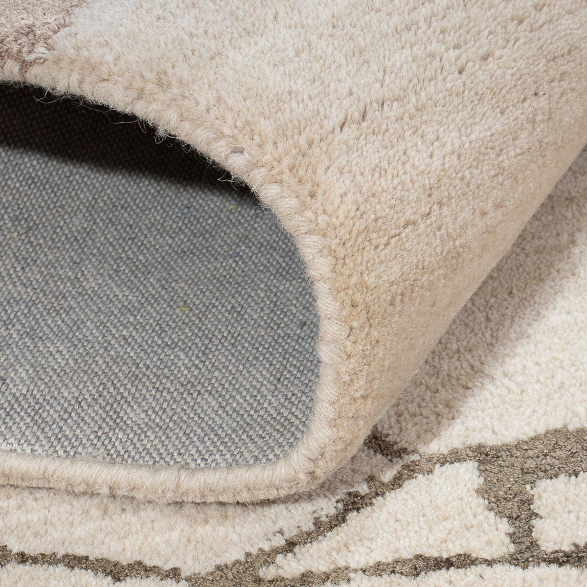 Tapis design - 242 x 152 cm - beige